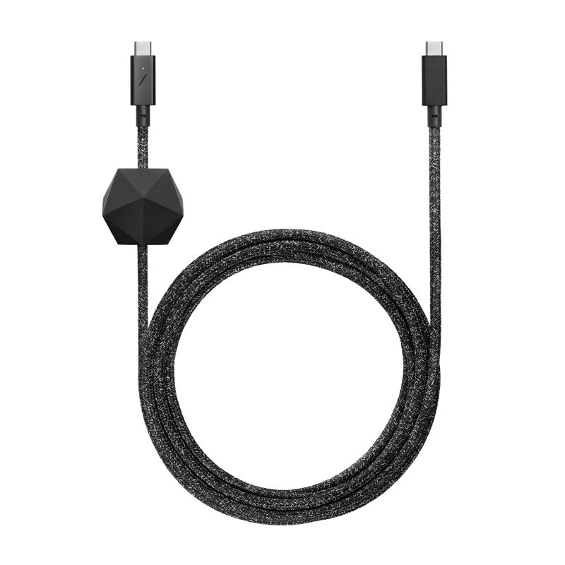 Cablu de incarcare, Native Union, USB-C, negru, 2.4m